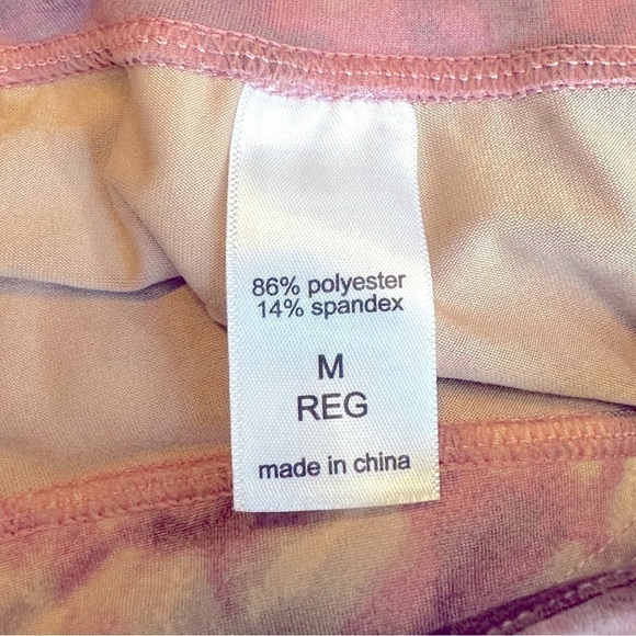 NWT Maurices High Rise Shades of Pink Tie Dye Leggings Size Medium - Picture 8 of 11